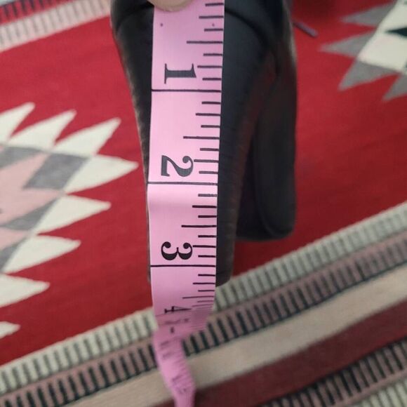 Roberto Del Carlo Black Leather Heeled Booties US 7.5 EU 37.5 Lace Up Designer - Picture 10 of 10